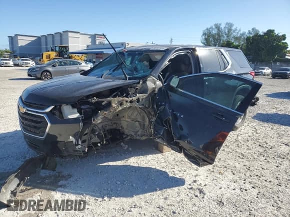 ✅ 2020 Chevrolet Traverse LS • VIN: 1GNERFKWXLJ303440 • Lot: 84787885. Listed on Copart with Not provided. Free auction sales archive from the USA and detailed vehicle history report at DreamBid. Image 1.