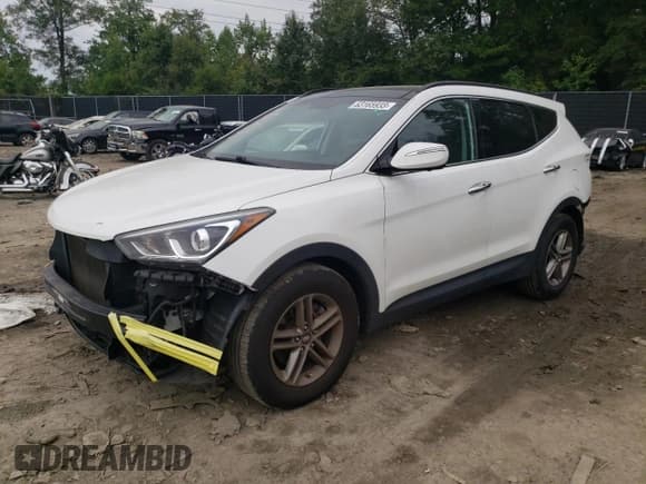 ✅ 2017 Hyundai Santa Fe 2.4L • VIN: 5XYZU3LB5HG397432 • Лот: 63165933. Опубликован ранее на Copart с пробегом 91 112 миль. Бесплатный доступ к архиву аукционных продаж из США и подробный отчёт об истории автомобиля на DreamBid. Изображение 1.