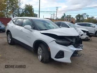 ✅ 2021 Chevrolet Blazer LT • VIN: 3GNKBCR40MS544255 • Lot: 43615910. Listed on IAAI with 62,926 mi. Free auction sales archive from the USA and detailed vehicle history report at DreamBid. Image 1.