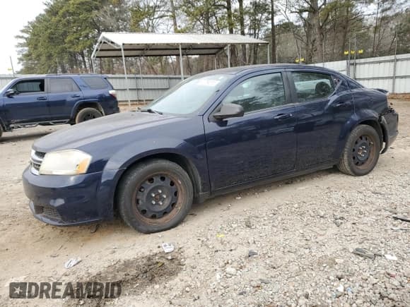 ✅ 2013 Dodge Avenger SE • VIN: 1C3CDZAB9DN702577 • Лот: 41764615. Опубликован ранее на Copart с пробегом 149 355 миль. Бесплатный доступ к архиву аукционных продаж из США и подробный отчёт об истории автомобиля на DreamBid. Изображение 1.