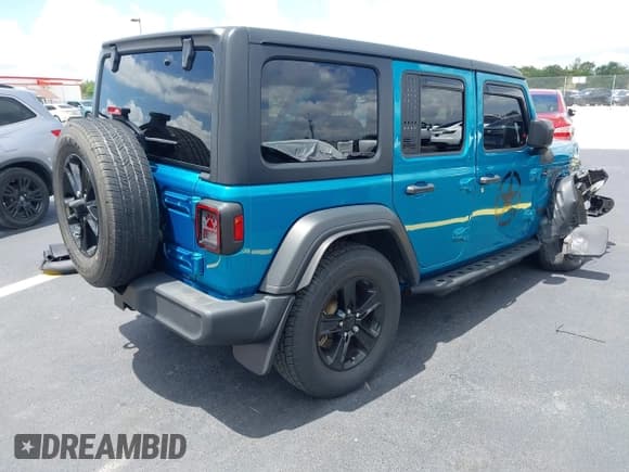 ✅ 2020 Jeep Wrangler Unlimited Sport S • VIN: 1C4HJXDGXLW317222 • Лот: 42202092. Опубликован ранее на IAAI с пробегом 30 854 миль. Бесплатный доступ к архиву аукционных продаж из США и подробный отчёт об истории автомобиля на DreamBid. Изображение 4.