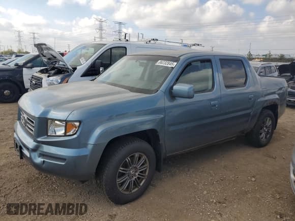 ✅ 2007 Honda Ridgeline RTS • VIN: 2HJYK16487H500387 • Лот: 86232845. Опубликован ранее на Copart с пробегом 304 197 миль. Бесплатный доступ к архиву аукционных продаж из США и подробный отчёт об истории автомобиля на DreamBid. Изображение 1.