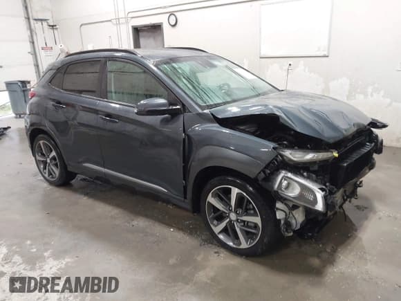 ✅ 2019 Hyundai Kona Ultimate • VIN: KM8K53A50KU193604 • Лот: 43455100. Опубликован ранее на IAAI с пробегом 48 686 миль. Бесплатный доступ к архиву аукционных продаж из США и подробный отчёт об истории автомобиля на DreamBid. Изображение 1.