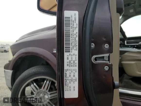 ✅ 2012 Ram 1500 Laramie • VIN: 1C6RD6NT3CS302691 • Lot: 71069485. Listed on Copart with 146,980 mi. Free auction sales archive from the USA and detailed vehicle history report at DreamBid. Image 12.