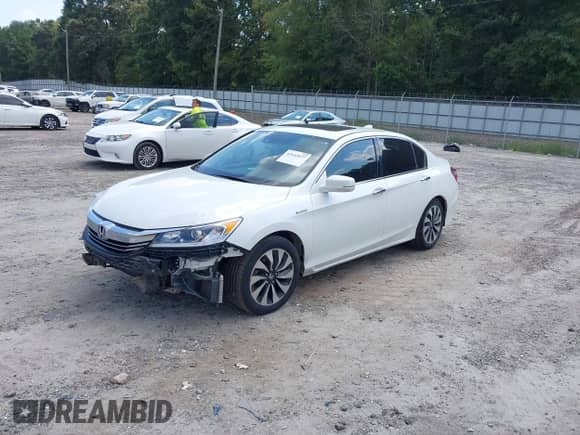 2017 Honda Accord EX-L z VIN JHMCR6F56HC011456, wystawiony jako IAAI lot #43142677 z przebiegiem 199 996 mil mil oraz . Historia ofert i sprzedaży dostępna na DreamBid. Obrazek 2.