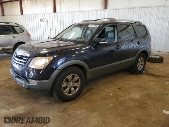 ✅ 2009 Kia Borrego EX • VIN: KNDJH741595038297 • Lot: 65264385. Listed on Copart with 224,408 mi. Free auction sales archive from the USA and detailed vehicle history report at DreamBid. Image 1.