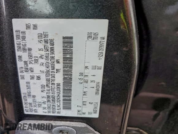 ✅ 2017 Lincoln MKC Reserve • VIN: 5LMCJ3D93HUL03680 • Lot: 95403155. Wystawiony na Copart z przebiegiem 66 428 mil. Bezpłatny archiwum sprzedaży aukcyjnych z USA i szczegółowy raport historii pojazdu na DreamBid. Zdjęcie 13.