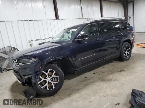 ✅ 2024 Jeep Grand Cherokee Limited • VIN: 1C4RJKBG9R8916703 • Lot: 89687525. Listed on Copart with 6,260 mi. Free auction sales archive from the USA and detailed vehicle history report at DreamBid. Image 1.