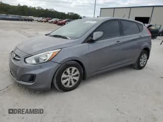 ✅ 2015 Hyundai Accent GS • VIN: KMHCT5AE2FU225609 • Лот: 81048114. Опубликован ранее на Copart с пробегом 82 690 миль. Бесплатный доступ к архиву аукционных продаж из США и подробный отчёт об истории автомобиля на DreamBid. Изображение 1.