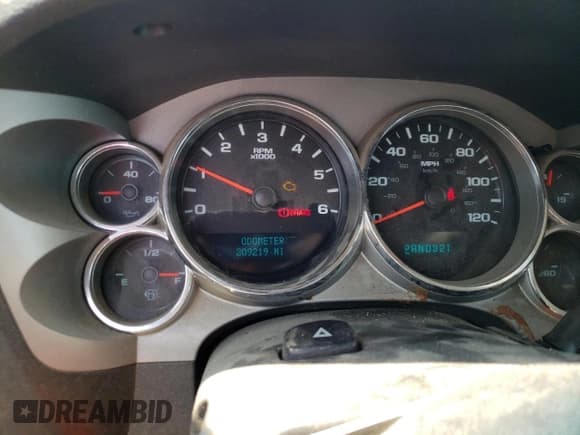 ✅ 2008 Chevrolet Silverado 1500 LTZ • VIN: 2GCEK133681122146 • Lot: 52461383. Listed on Copart with 209,219 mi. Free auction sales archive from the USA and detailed vehicle history report at DreamBid. Image 9.