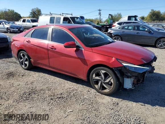 ✅ 2023 Hyundai Elantra Limited • VIN: KMHLP4AG6PU406875 • Лот: 85283765. Опубликован ранее на Copart с пробегом 46 601 миль. Бесплатный доступ к архиву аукционных продаж из США и подробный отчёт об истории автомобиля на DreamBid. Изображение 4.