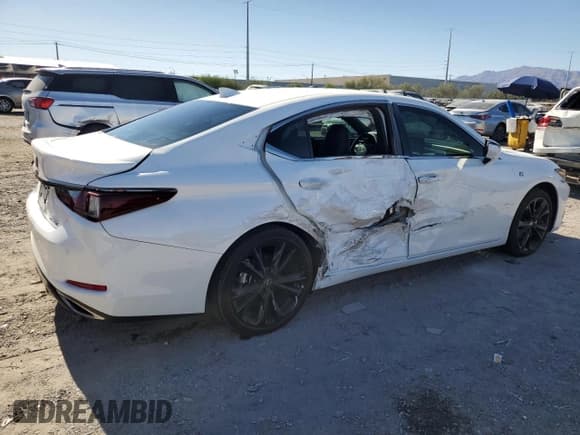 ✅ 2024 Lexus ES 350 F Sport • VIN: 58AJZ1B16RU166376 • Lot: 66847455. Wystawiony na Copart z przebiegiem 20 144 mil. Bezpłatny archiwum sprzedaży aukcyjnych z USA i szczegółowy raport historii pojazdu na DreamBid. Zdjęcie 3.