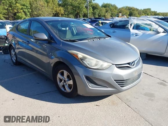 ✅ 2014 Hyundai Elantra SE • VIN: 5NPDH4AE3EH500661 • Лот: 43420020. Опубликован ранее на IAAI с пробегом Не указан. Бесплатный доступ к архиву аукционных продаж из США и подробный отчёт об истории автомобиля на DreamBid. Изображение 1.