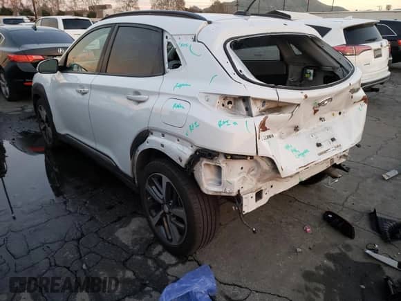 2018 Hyundai Kona Limited z VIN KM8K33A55JU080347, wystawiony jako Copart lot #35987133 z przebiegiem 90 090 mil mil oraz . Historia ofert i sprzedaży dostępna na DreamBid. Obrazek 2.