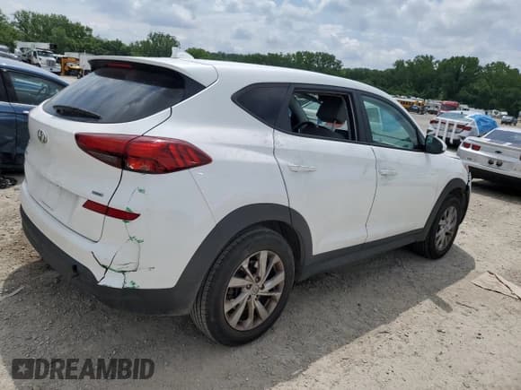 ✅ 2021 Hyundai Tucson SE • VIN: KM8J2CA49MU361738 • Lot: 59797465. Listed on Copart with 55,343 mi. Free auction sales archive from the USA and detailed vehicle history report at DreamBid. Image 3.