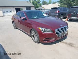 2015 Hyundai Genesis 3.8L z VIN KMHGN4JE8FU062308, wystawiony jako IAAI lot #42839296 z przebiegiem 179 580 mil mil oraz . Historia ofert i sprzedaży dostępna na DreamBid. Obrazek 1.
