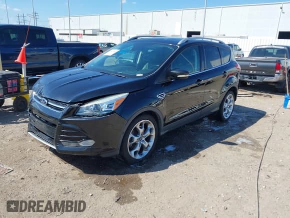 ✅ 2015 Ford Escape Titanium • VIN: 1FMCU0J92FUC59150 • Lot: 43424833. Listed on IAAI with 86,774 mi. Free auction sales archive from the USA and detailed vehicle history report at DreamBid. Image 2.