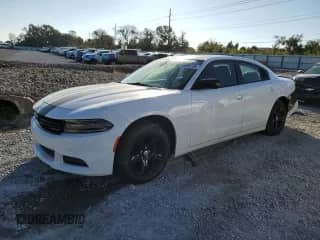 2020 Dodge Charger SXT with VIN 2C3CDXBG7LH223466, listed as a Copart auction lot 89490195 with 93,130 mi miles and Salvage title. Bid and sale history available at DreamBid. Image 1.