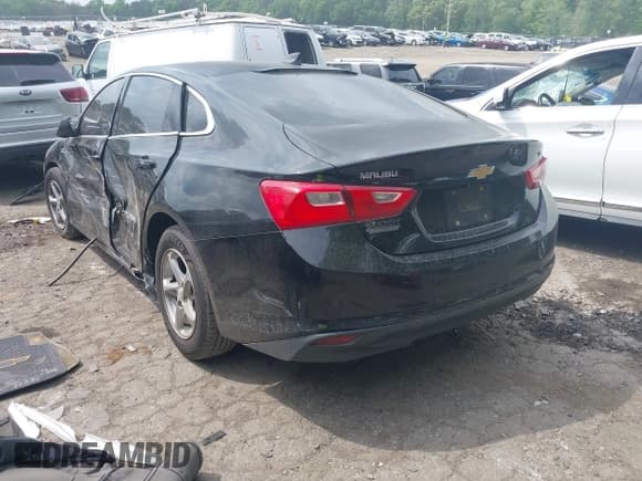 ✅ 2016 Chevrolet Malibu LS • VIN: 1G1ZB5ST2GF172178 • Lot: 42127818. Listed on IAAI with 220,003 mi. Free auction sales archive from the USA and detailed vehicle history report at DreamBid. Image 3.