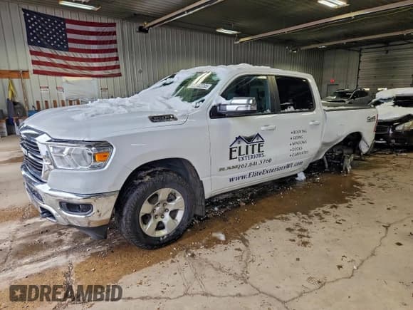 ✅ 2021 Ram 1500 Big Horn • VIN: 1C6SRFMT6MN546338 • Лот: 94742235. Опубликован ранее на Copart с пробегом 122 433 миль. Бесплатный доступ к архиву аукционных продаж из США и подробный отчёт об истории автомобиля на DreamBid. Изображение 1.