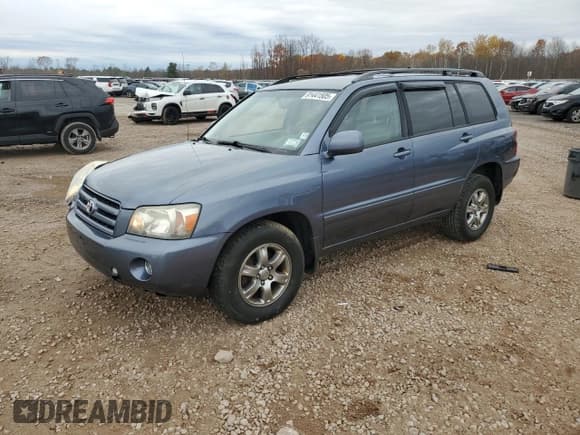 ✅ 2005 Toyota Highlander • VIN: JTEEP21A050132733 • Лот: 91441505. Опубликован ранее на Copart с пробегом 135 040 миль. Бесплатный доступ к архиву аукционных продаж из США и подробный отчёт об истории автомобиля на DreamBid. Изображение 1.