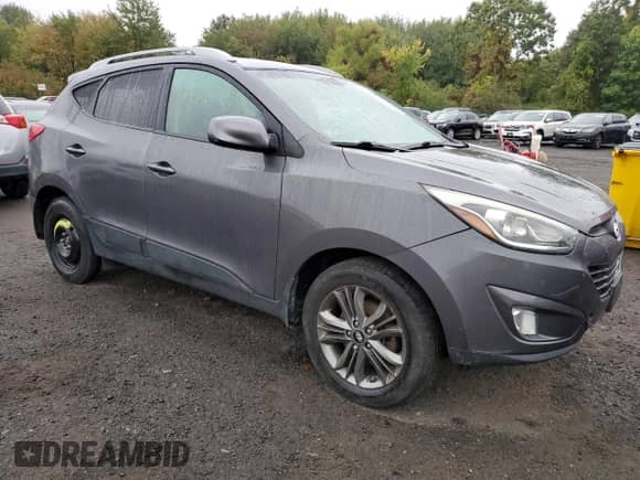 2014 Hyundai Tucson SE z VIN KM8JUCAG0EU930367, wystawiony jako Copart lot #84237275 z przebiegiem 160 251 mil mil oraz Czysty tytuł • Clean title. Historia ofert i sprzedaży dostępna na DreamBid. Obrazek 4.