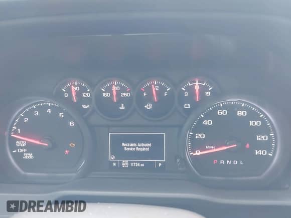 2022 Chevrolet Silverado 1500 Custom Trail Boss with VIN 3GCPDCEDXNG569831, listed as a IAAI auction lot 42241829 with 11,734 mi miles and . Bid and sale history available at DreamBid. Image 7.