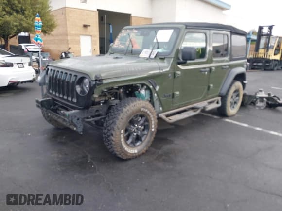 ✅ 2023 Jeep Wrangler Willys Sport • VIN: 1C4HJXDM0PW515898 • Lot: 41419267. Listed on IAAI with 10,964 mi. Free auction sales archive from the USA and detailed vehicle history report at DreamBid. Image 21.