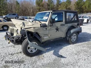 ✅ 2018 Jeep Wrangler Willys Wheeler W • VIN: 1C4AJWAG1JL800872 • Lot: 84492064. Listed on Copart with 39,032 mi. Free auction sales archive from the USA and detailed vehicle history report at DreamBid. Image 1.