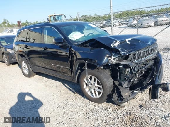 ✅ 2023 Jeep Grand Cherokee Laredo • VIN: 1C4RJJAG3P8856832 • Lot: 43250627. Listed on IAAI with 26,006 mi. Free auction sales archive from the USA and detailed vehicle history report at DreamBid. Image 1.
