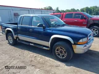 2003 Dodge Dakota SLT with VIN 1D7HG48N33S184726, listed as a IAAI auction lot 42818307 with 105,685 mi miles and . Bid and sale history available at DreamBid. Image 1.