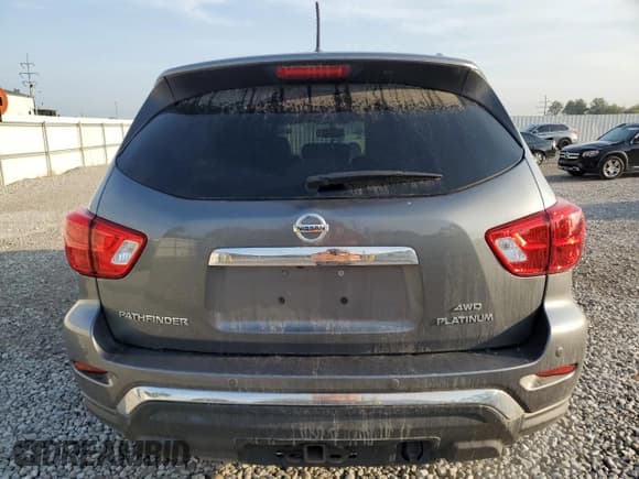 ✅ 2018 Nissan Pathfinder Platinum • VIN: 5N1DR2MM6JC609198 • Lot: 81579035. Wystawiony na Copart z przebiegiem 104 318 mil. Bezpłatny archiwum sprzedaży aukcyjnych z USA i szczegółowy raport historii pojazdu na DreamBid. Zdjęcie 6.