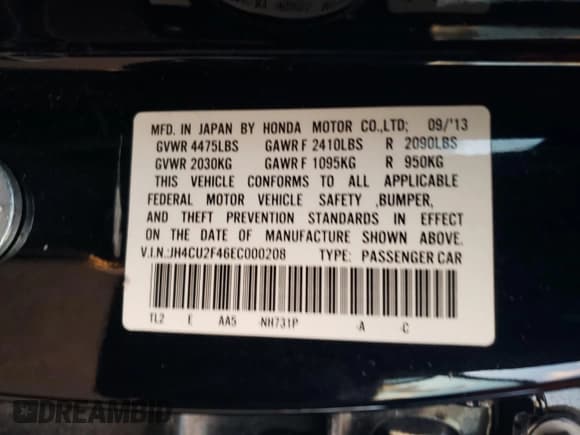 ✅ 2014 Acura TSX • VIN: JH4CU2F46EC000208 • Lot: 92182575. Wystawiony na Copart z przebiegiem 104 130 mil. Bezpłatny archiwum sprzedaży aukcyjnych z USA i szczegółowy raport historii pojazdu na DreamBid. Zdjęcie 12.