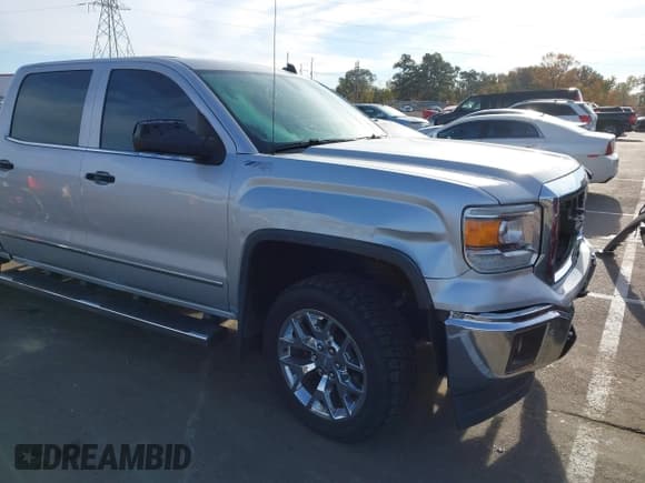 ✅ 2014 GMC Sierra 1500 SLT • VIN: 3GTU2VEC7EG312427 • Lot: 43663488. Listed on IAAI with 101,373 mi. Free auction sales archive from the USA and detailed vehicle history report at DreamBid. Image 1.