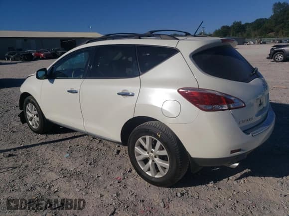 ✅ 2012 Nissan Murano SL • VIN: JN8AZ1MU8CW100947 • Lot: 84790835. Listed on Copart with 148,710 mi. Free auction sales archive from the USA and detailed vehicle history report at DreamBid. Image 2.