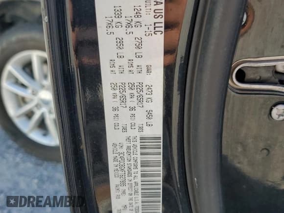 ✅ 2015 Dodge Journey SXT • VIN: 3C4PDCBGXFT627895 • Lot: 66453885. Listed on Copart with 143,928 mi. Free auction sales archive from the USA and detailed vehicle history report at DreamBid. Image 13.