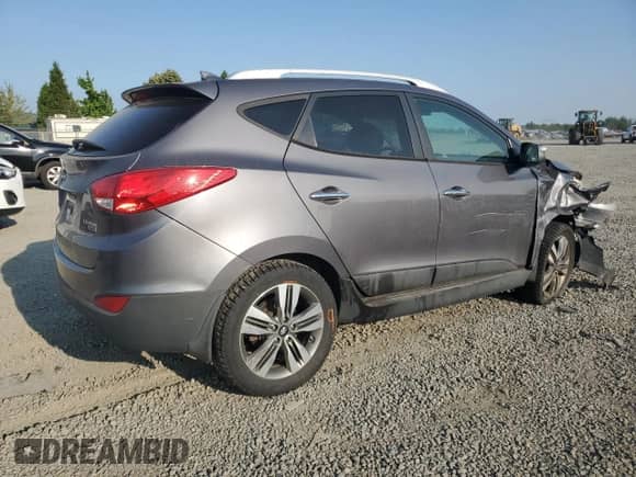 2014 Hyundai Tucson Limited z VIN KM8JUCAG5EU862258, wystawiony jako Copart lot #65425454 z przebiegiem 82 013 mil mil oraz Szkoda całkowita • Salvage title. Historia ofert i sprzedaży dostępna na DreamBid. Obrazek 3.