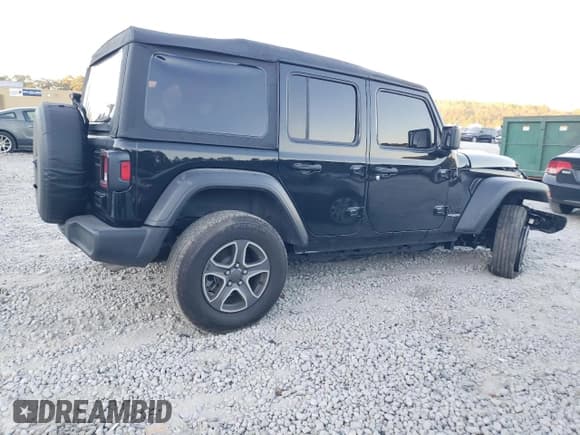 ✅ 2022 Jeep Wrangler Unlimited High Tide • VIN: 1C4HJXDG1NW134486 • Lot: 75280764. Listed on Copart with 61,282 mi. Free auction sales archive from the USA and detailed vehicle history report at DreamBid. Image 3.