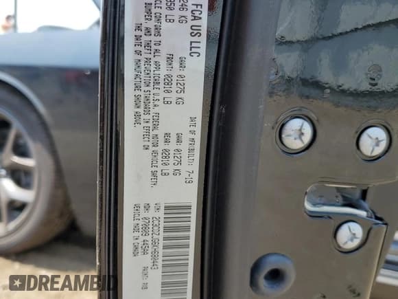 ✅ 2019 Dodge Challenger GT • VIN: 2C3CDZJG6KH680443 • Lot: 63078894. Wystawiony na Copart z przebiegiem 24 226 mil. Bezpłatny archiwum sprzedaży aukcyjnych z USA i szczegółowy raport historii pojazdu na DreamBid. Zdjęcie 13.