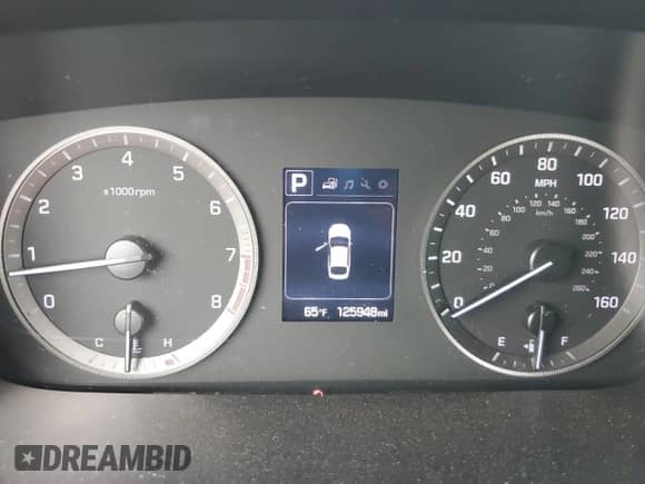 2015 Hyundai Sonata SE z VIN 5NPE24AF6FH110802, wystawiony jako Copart lot #82314445 z przebiegiem 125 948 mil mil oraz Szkoda całkowita • Salvage title. Historia ofert i sprzedaży dostępna na DreamBid. Obrazek 9.