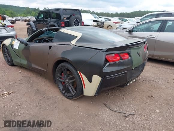 ✅ 2014 Chevrolet Corvette Z51 3LT • VIN: 1G1YL2D77E5113766 • Lot: 42458557. Listed on IAAI with 54,237 mi. Free auction sales archive from the USA and detailed vehicle history report at DreamBid. Image 3.