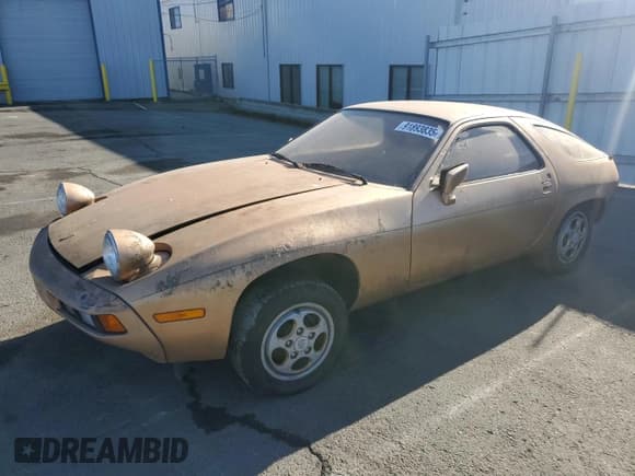 ✅ 1979 Porsche 928 • VIN: 9289201367 • Lot: 91893835. Wystawiony na Copart z przebiegiem 135 001 mil. Bezpłatny archiwum sprzedaży aukcyjnych z USA i szczegółowy raport historii pojazdu na DreamBid. Zdjęcie 1.