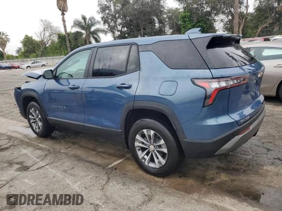 2025 Chevrolet Equinox FWD LT z VIN 3GNAXHEG8SL212565, wystawiony jako Copart lot #53951125 z przebiegiem 6 427 mil mil oraz Czysty tytuł • Clean title. Historia ofert i sprzedaży dostępna na DreamBid. Obrazek 2.