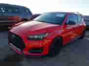 2022 Hyundai Veloster with VIN KMHT36AH3NU013929, listed as a IAAI auction lot 41626136 with 20,117 mi miles and . Bid and sale history available at DreamBid. Image 2.