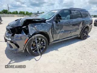 2023 Dodge Durango R/T Plus with VIN 1C4SDHCT7PC668212, listed as a Copart auction lot 62421975 with 23,178 mi miles and Salvage title. Bid and sale history available at DreamBid. Image 1.