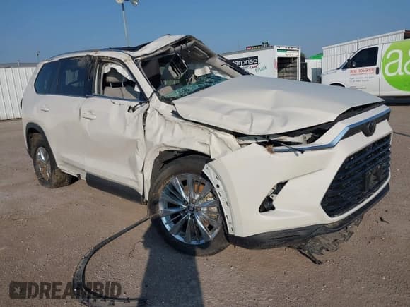 ✅ 2024 Toyota Highlander XLE • VIN: 5TDAAAB57RS011703 • Lot: 43160892. Listed on IAAI with Not provided. Free auction sales archive from the USA and detailed vehicle history report at DreamBid. Image 1.