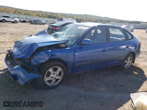 2003 Hyundai Elantra GT z VIN KMHDN55D53U101541, wystawiony jako Copart lot #76377764 z przebiegiem 170 042 mil mil oraz Szkoda całkowita • Salvage title. Historia ofert i sprzedaży dostępna na DreamBid. Obrazek 1.