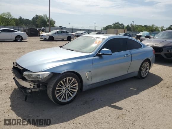 ✅ 2014 BMW 4 Series 428i • VIN: WBA3N3C55EF710553 • Лот: 54341845. Опубликован ранее на Copart с пробегом 119 056 миль. Бесплатный доступ к архиву аукционных продаж из США и подробный отчёт об истории автомобиля на DreamBid. Изображение 1.