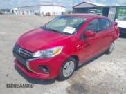 ✅ 2023 Mitsubishi Mirage ES • VIN: ML32FUFJXPHF03468 • Lot: 42643599. Listed on IAAI with 8,588 mi. Free auction sales archive from the USA and detailed vehicle history report at DreamBid. Image 2.