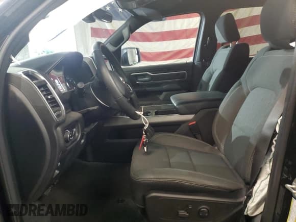 ✅ 2024 Ram 1500 Big Horn • VIN: 1C6SRFFT3RN105058 • Lot: 46500315. Listed on Copart with 25,112 mi. Free auction sales archive from the USA and detailed vehicle history report at DreamBid. Image 7.